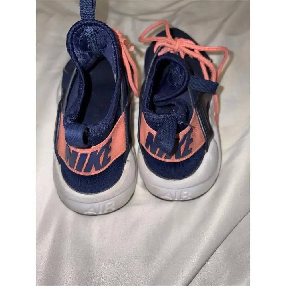 NEW Nike HUARACHE Run‎ GS Kids Shoes, BLUE/PINK SIZE 4Y